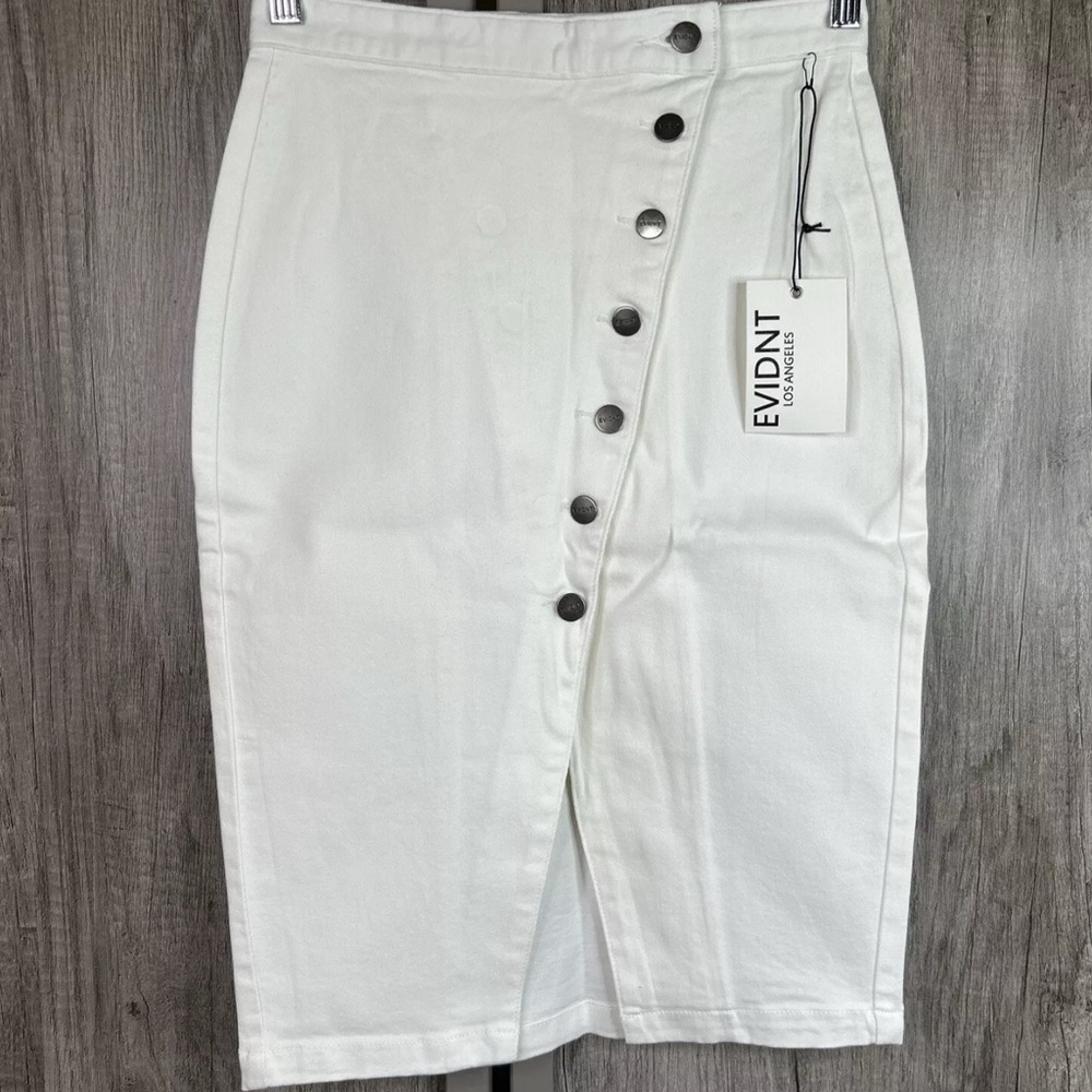 EVIDNT Los Angeles Asymmetrical Pencil Skirt